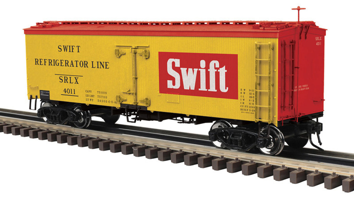 Atlas O 3003042-1 3-Rail Swift SRLX 36' Wood Reefer #4011 Limited