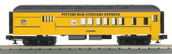 MTH 33-6241 Pittsburgh Steelers O-27 Madison Combine Car - Latrobe