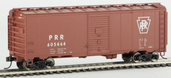 Walthers Mainline 910-1783 Pennsylvania Railroad PRR 40' Association of American Railroads 1948 Boxcar #605464 (Tuscan, Plain Keystone) HO Scale