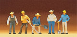 stock image Preiser 10031 HO Scale  Track Workers set of 5 figures 