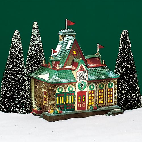 Department 56  56278 North Pole Express Depot
