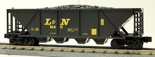 Lionel 6-16411 Louisville & Nashville L&N 4-Bay Hopper with Coal Load