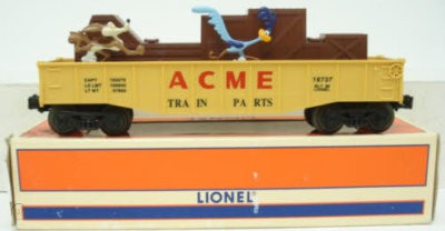 Lionel 6-16737 Warner Brothers WB 3444 Road Runner & Wile E Coyote Acme Animated Gondola
