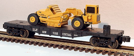 Lionel 6-16954 New York Central Flatcar with Ertl Scraper