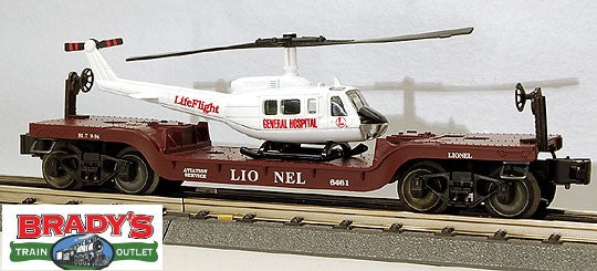 Lionel 6-16968 Aviation Depressed Center Flatcar with General Hospital