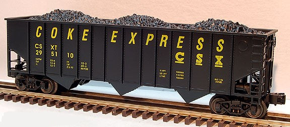 Lionel 6-17120 CSX Coke Express Three Bay Hopper with Coal Load