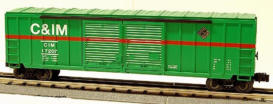 Lionel 6-17207 Chicago & Illinois Midland C&IM Double Door Boxcar