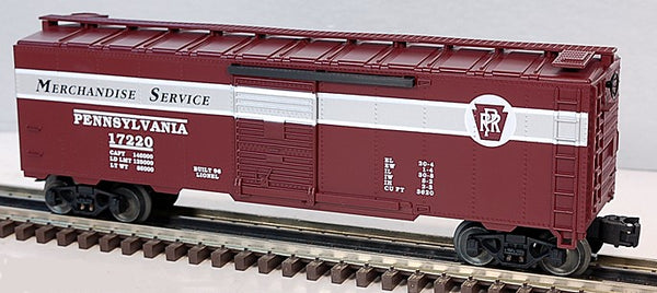 Lionel 6-17220 Pennsylvania Railroad PRR Merchandise Boxcar O Scale