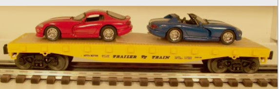Lionel 6-17527 Flatcar with two Dodge Vipers