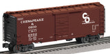 Tuscan Boxcar with black ends Chesapeake & Ohio 2992