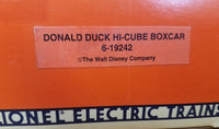 Lionel 6-19242 Disney Donald Duck Hi-Cube Boxcar