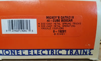 Lionel 6-19281 Disney Mickey Mouse Mickey's Carrots Hi-Cube Boxcar