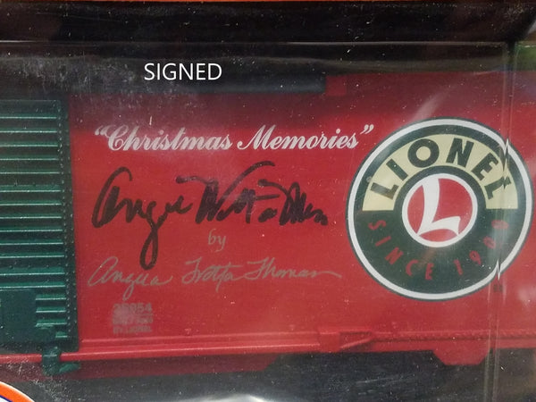 Lionel 6-25054 Angela Trotta Thomas "Christmas Memories" Boxcar AUTOGRAPHED