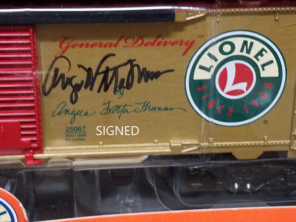 Lionel 6-25057 Angela Trotta Thomas 2009 General Delivery Boxcar AUTOGRAPHED
