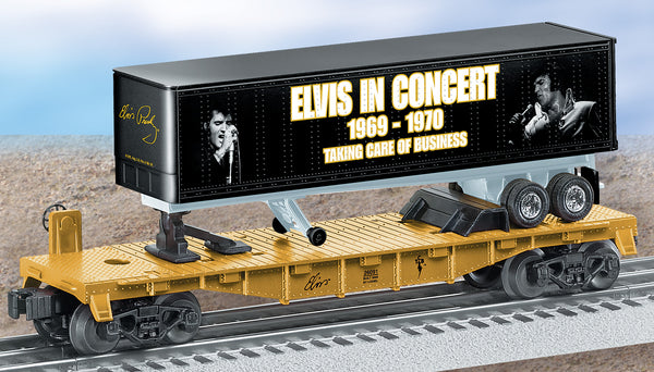 Lionel 6-26091 Elvis in Concert 1969-1970 Flat car w/tractor and trailer O27
