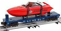 Lionel 6-26785 Lionel Lines Flat Car with Power Boat