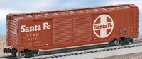 Lionel 6-27218 Atchison, Topeka and Santa Fe ATSF Double Door Boxcar with end doors #9870 PIC