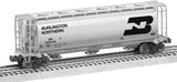 Lionel 6-27440 Burlington Northern 3-Bay Cylindrical Hopper #458456