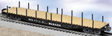 Lionel 6-27594 Wabash Flatcar with Stakes #310 Black