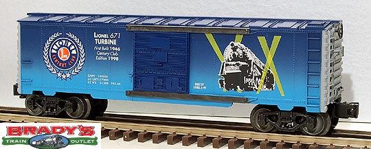 Lionel 6-29228 Century Club Boxcar #671 Pennsylvania Steam Turbine