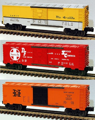 Lionel 6-29289 Rio Grande Santa Fe New Haven 6464 BC Series IX 3-Car S