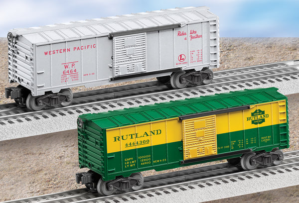 Lionel 6-39290 #6464 Variation Boxcar 2 Pack  Western Pacific Rutland