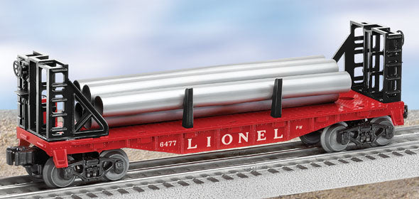 Lionel 6-39435 Lionel Lines Flatcar w/Pipe load #6477