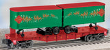 Lionel 6-39477 Christmas O27 Flatcar with Reindeer Trailers