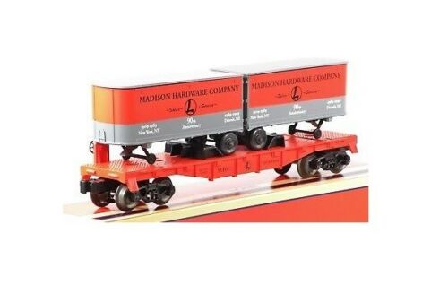 Lionel 6-52187 Madison Hardware Flatcar w/ Piggyback Trailers