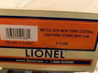 Lionel 6-52488 New York Central NYC Lightning Strip METCA 2010 Mint Car