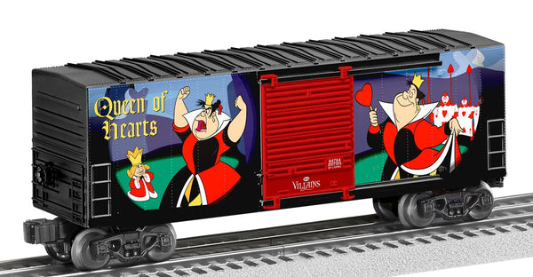 Lionel 6-84764 Queen of Hearts Disney Villains Hi-Cube Boxcar O scale NIB