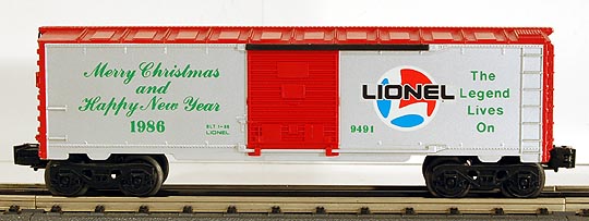 Lionel 6-9491 Christmas Car 1986