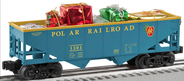 Polar Railroad Gondola with Presents Lionel 6-26445