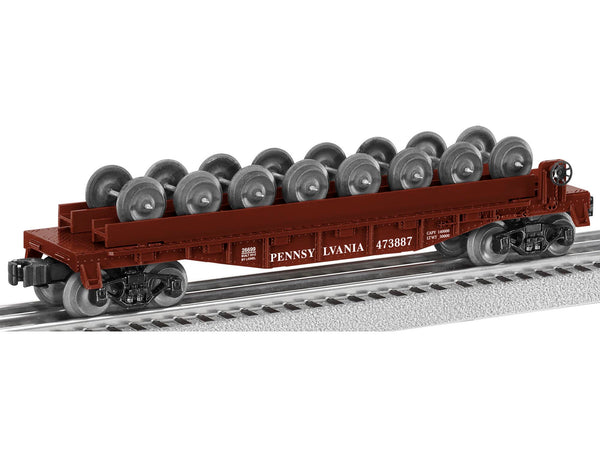 Lionel 6-26699 Pennsylvania Railroad PRR Flatcar w/Wheel Load #473887