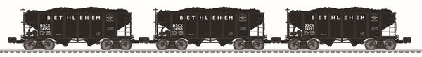 Lionel 6-84157 Bethlehem Steel 1905 2 Bay Hopper 3 pack