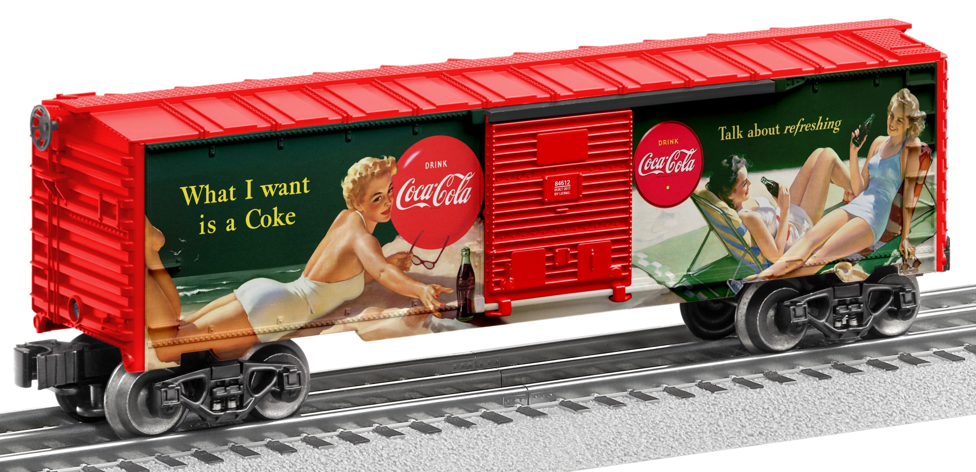 Lionel 6-84612 O Coca-Cola Vintage Pin-Up Girls Boxcar