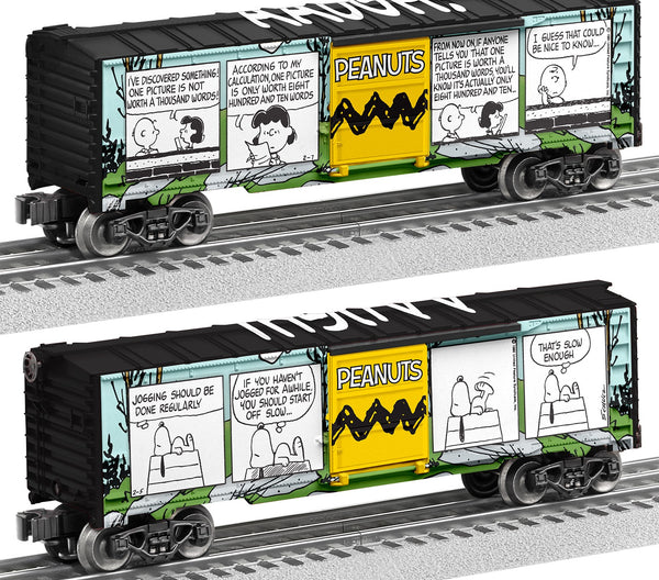 Lionel 6-84677 Peanuts Comic Art - Meadow Made in the USA Boxcar