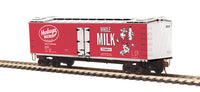 MTH 81-94019 Marburger Dairy R40-2 Woodsided Reefer Car #2011 HO Scale