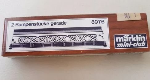 Marklin 8976 Ramp Section Straight (box of 2) Z SCALE (1:220)
