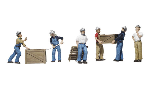 Woodland Scenics WDS 1823 Dock Workers Scale Figures HO Scale