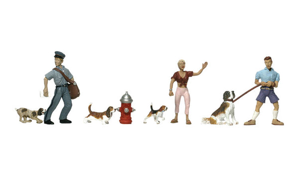 Woodland Scenics WDS 1827 People & Pets Scale Figures HO Scale