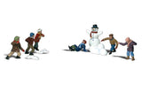 Woodland Scenics WDS1894 Snowball Fight Figures HO Scale