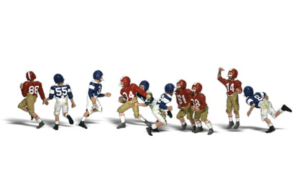 Woodland Scenics WDS1895 Youth Football Players Figures HO Scale