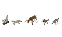 Woodland Scenics WDS1942 Wildlife Standoff HO Figures