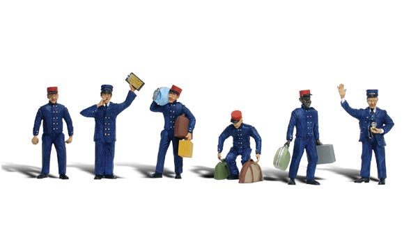 Woodland Scenics WDS2722 Train Personnel Scale Figures O Scale New