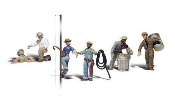 Woodland Scenics WDS2742 City Workers Scale Figures O Scale