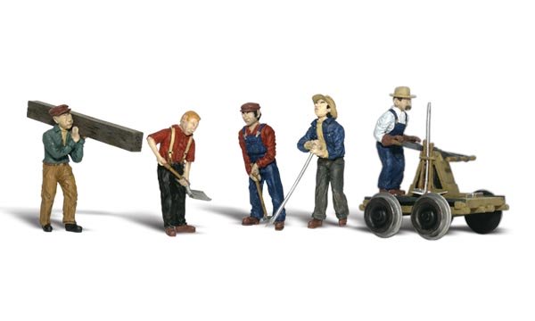 WOODLAND SCENICS - O Scale Family Fishing Miniature Figures Set (A2756)  724771027560 B001TMXEDS