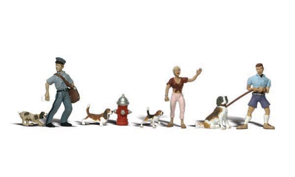 Woodland Scenics WDS2768 People & Pets Scale Figures O Scale