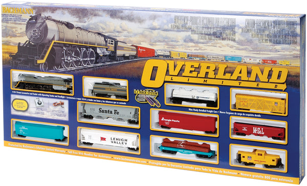 Bachmann 00614 Union Pacific UP 4-8-4 Steam Engine Overland Freight Set HO SCALE