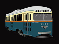 Sundance Pins C-BA44 Baltimore PCC Trolley Street Car #7044 Pin Limited